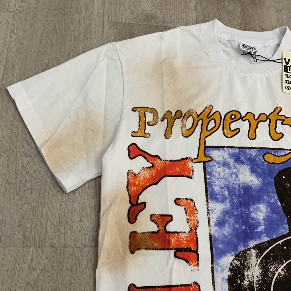 White and Orange Sweatshirts with Graphic Designs